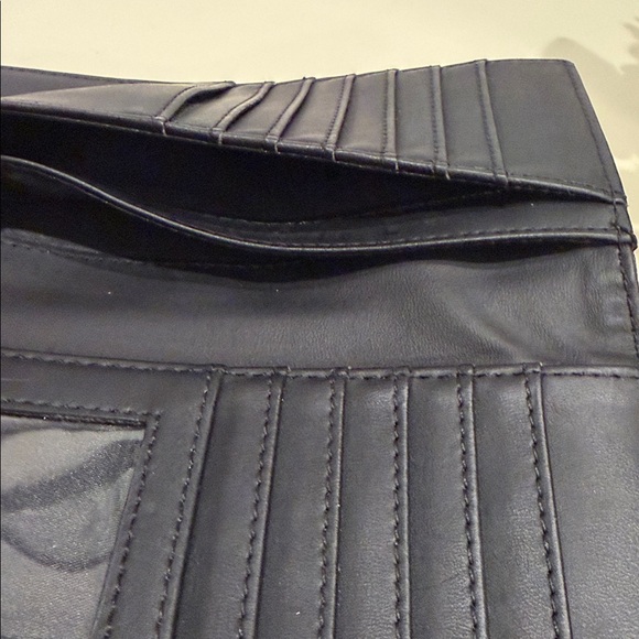 Guess Black Wallet with Gold Accents - Picture 8 of 11